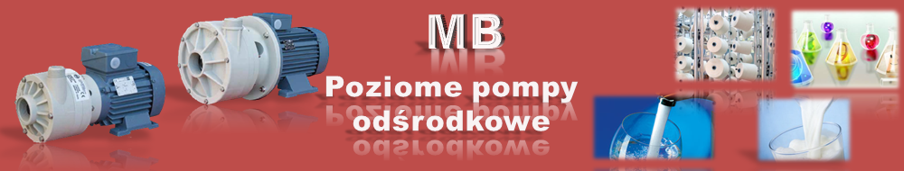 Pomp membranowa MB, Pozioma pompa odśrodkowa Debem
